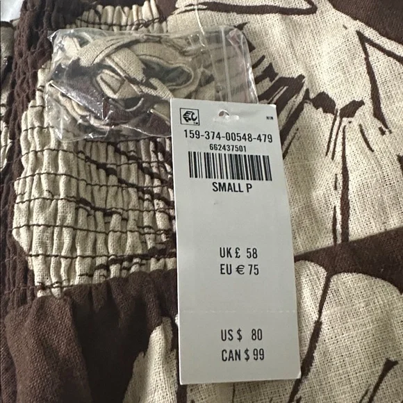 The A&F Scarlett Strapless Linen-Blend Skort - Picture 6 of 6